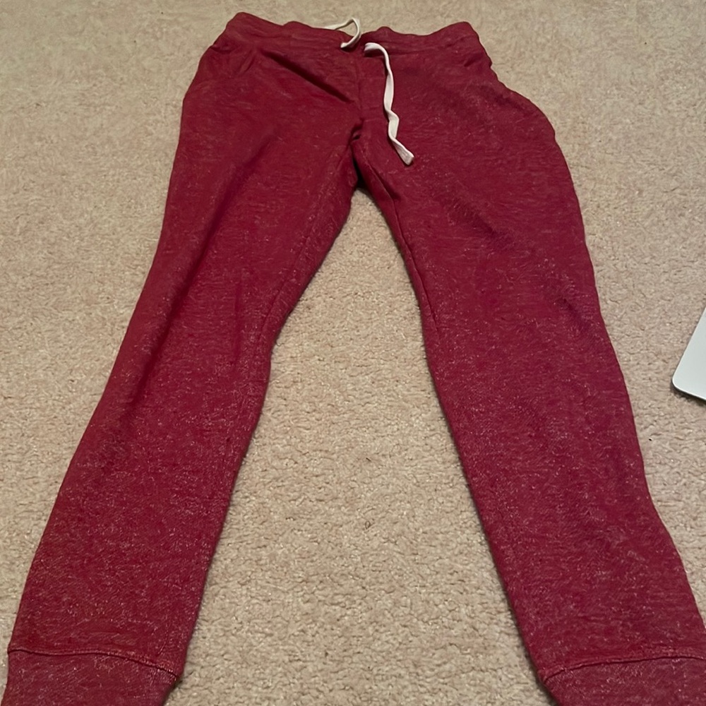 Maroon sweatpants
